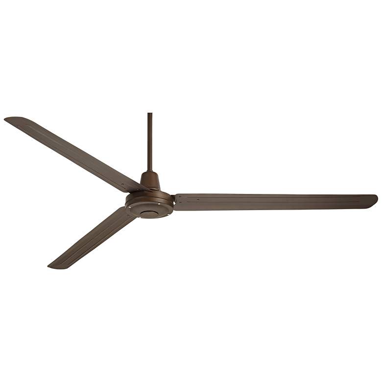 Image 2 72" Turbina XL&#8482; Oil-Rubbed Bronze Large Ceiling Fan with Remote