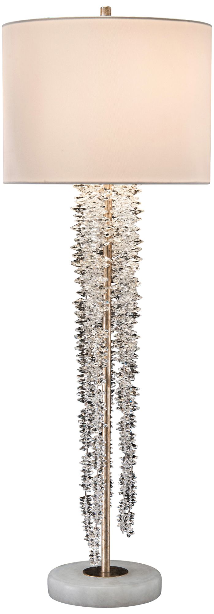 tall silver table lamps