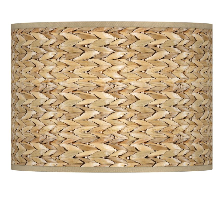 Seagrass Print Pattern Lamp Shade 13.5x13.5x10 (Spider)