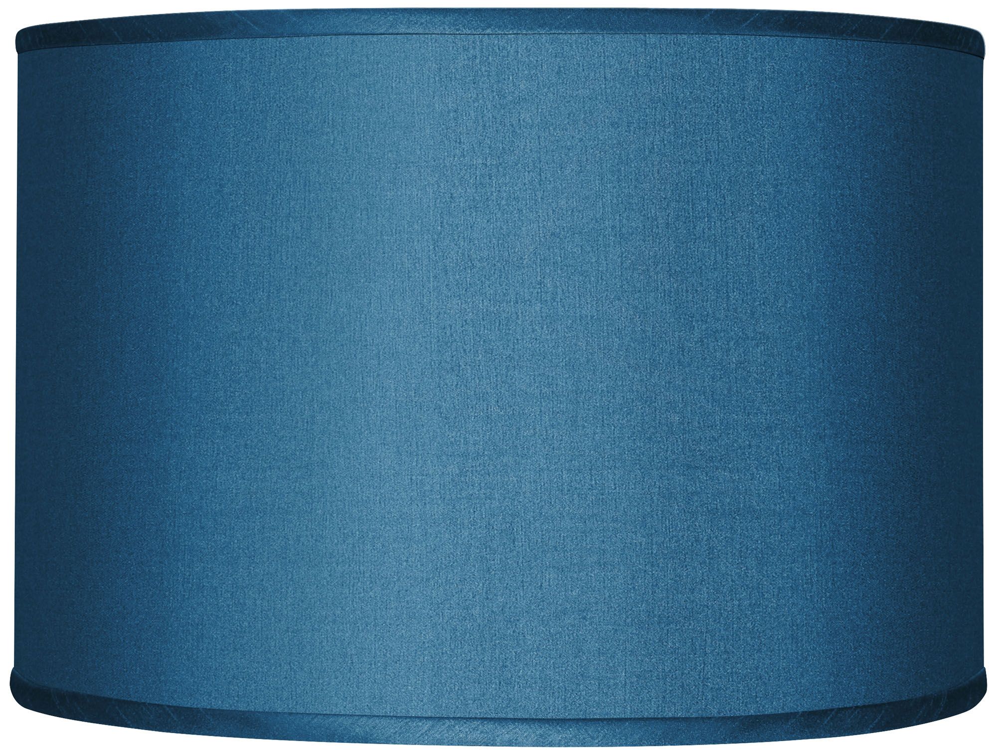 Blue Textured Faux Silk Shade 12x12x8.5 (Spider)