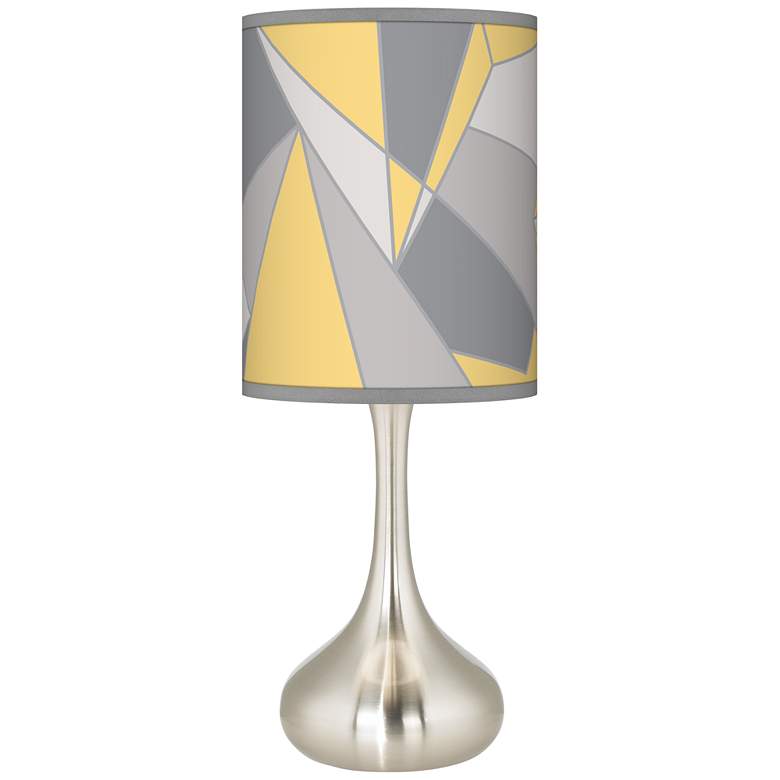 Modern Mosaic II Giclee Kiss Table Lamp