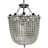 Arcadia 19&quot; Wide Chrome and Crystal Dual-Mount Chandelier