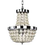 Moscato 17 1/2&quot; Wide Champagne Pearl 3-Light Chandelier