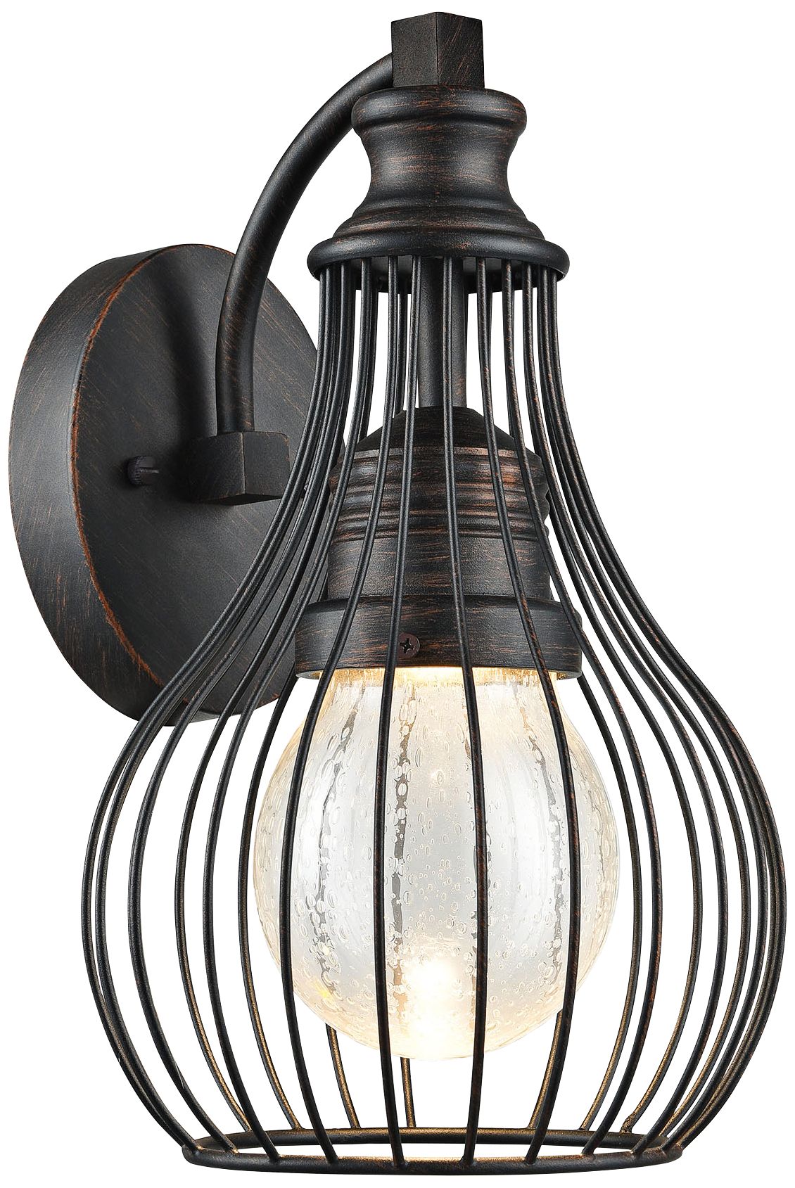 Osage 13" High Weathered Charcoal LED Outdoor Wall Light