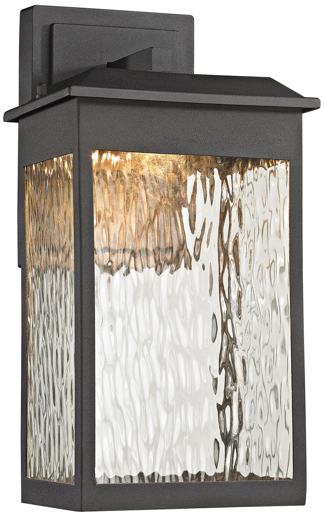 Newcastle 13" High Matte Black LED Outdoor Wall Light