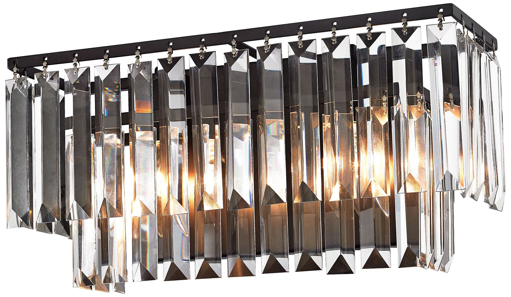 Palacial 15 Wide Oil Rubbed Bronze Vanity Bath Light 9v958