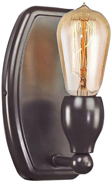 Vernon 8" High Oil Rubbed Bronze 1-Light Wall Sconce