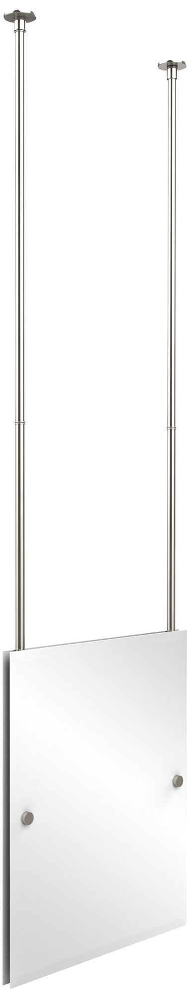 Avondale Ceiling Hung Polished Nickel 21 X 26 Mirror 9w219