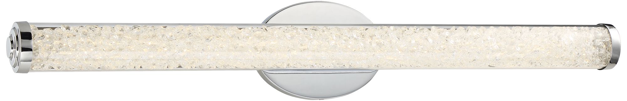 George Kovacs Diamonds 32" Wide LED Chrome Bath Light