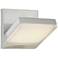 George Kovacs Angle 7 1/4"H LED Silver Dust Wall Sconce