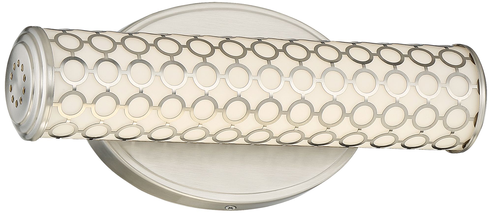 George Kovacs Dots 12 3/4"W LED Brushed Nickel Bath Light