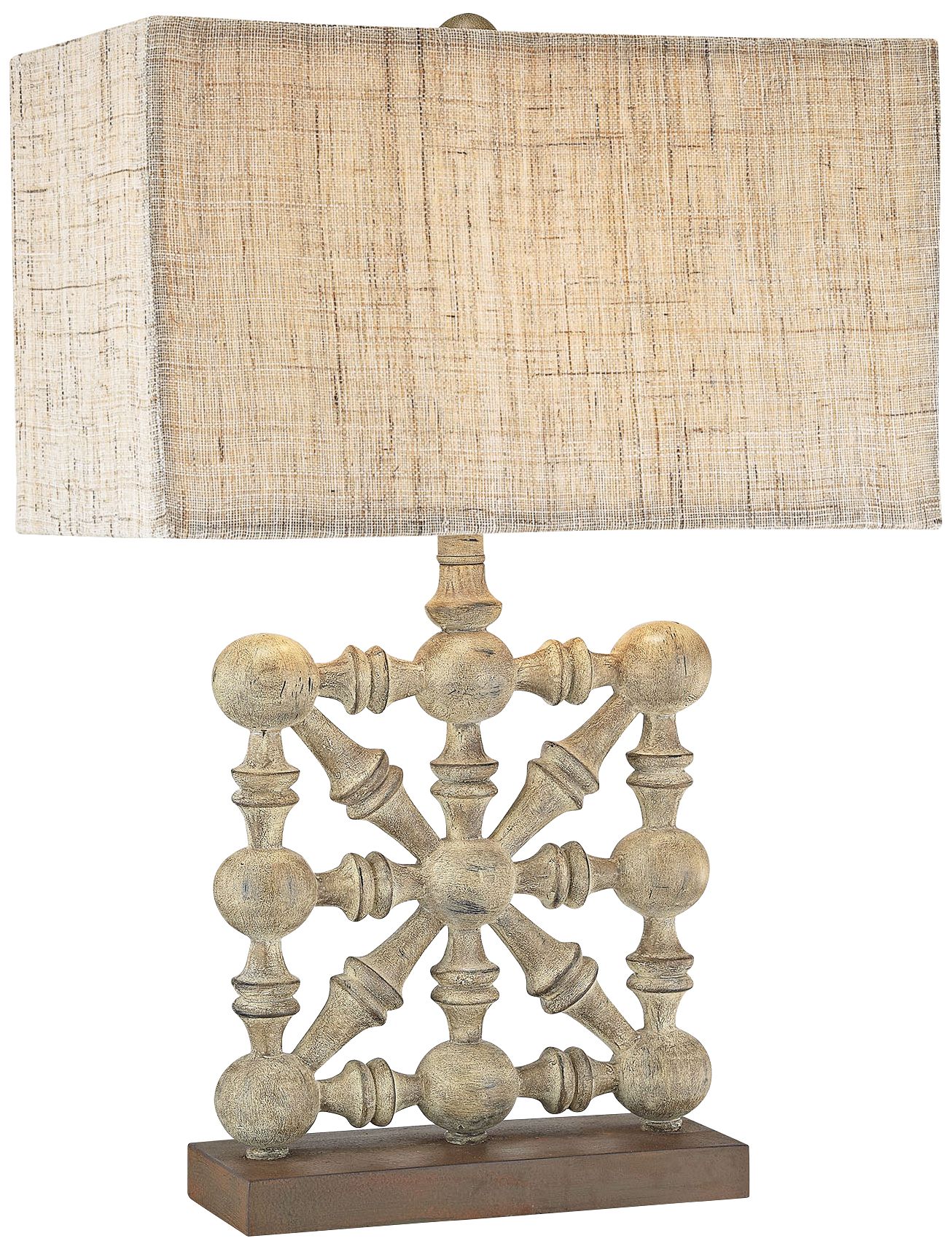 Biscay Castlebawn Stone Old World Table Lamp