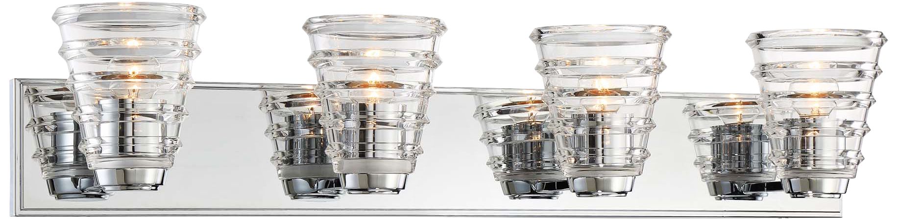 George Kovacs Arctic 4-Light 31 1/2"W Chrome Bath Light