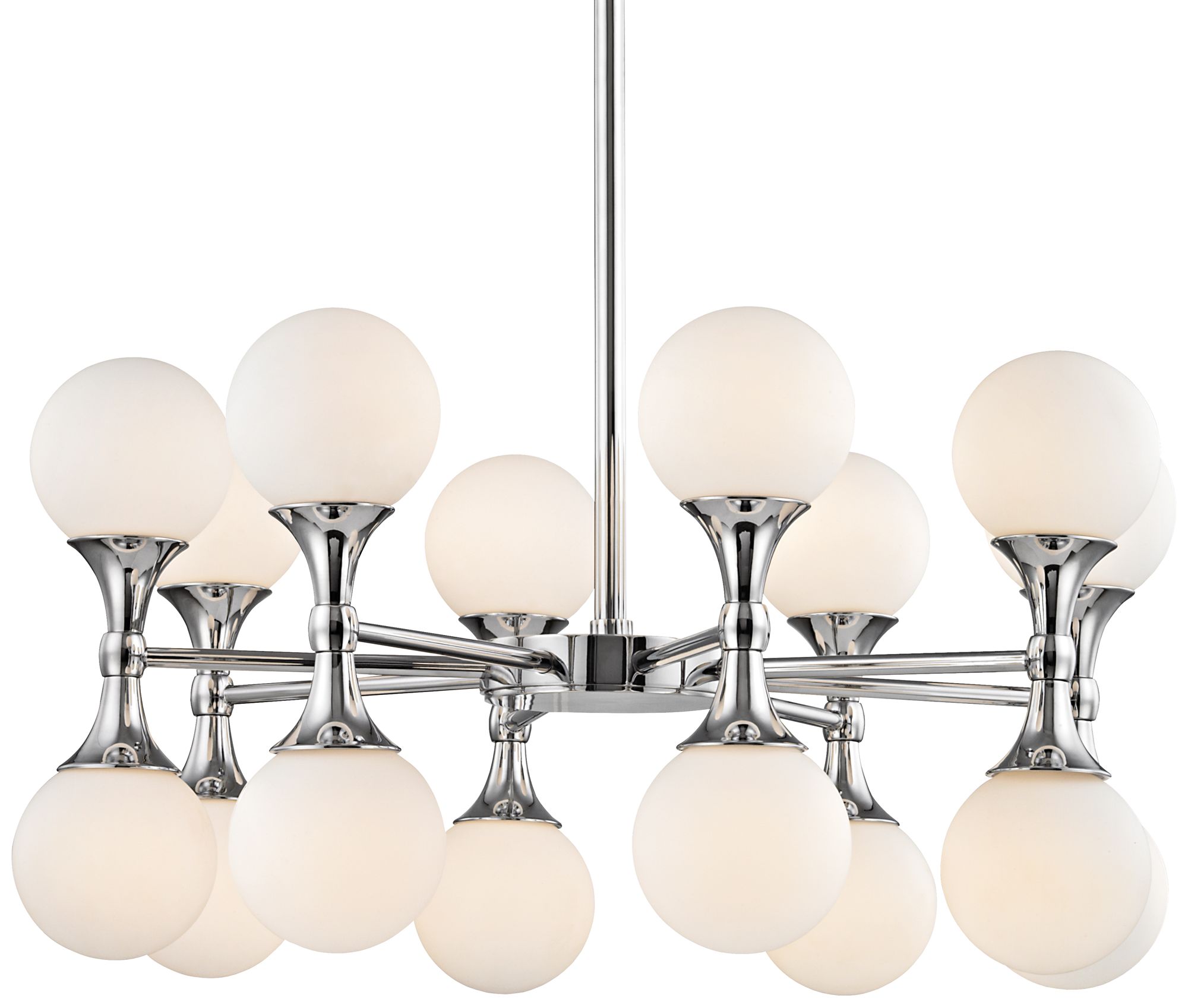 Hudson Valley Astoria 27"W Polished Chrome LED Chandelier