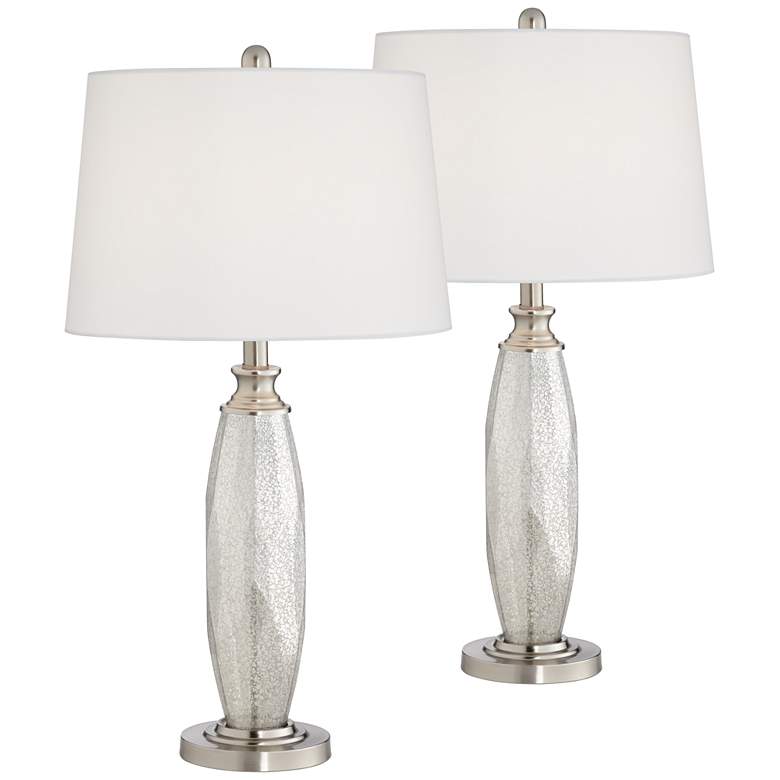 Image 3 Carol Mercury Glass Table Lamps Set of 2