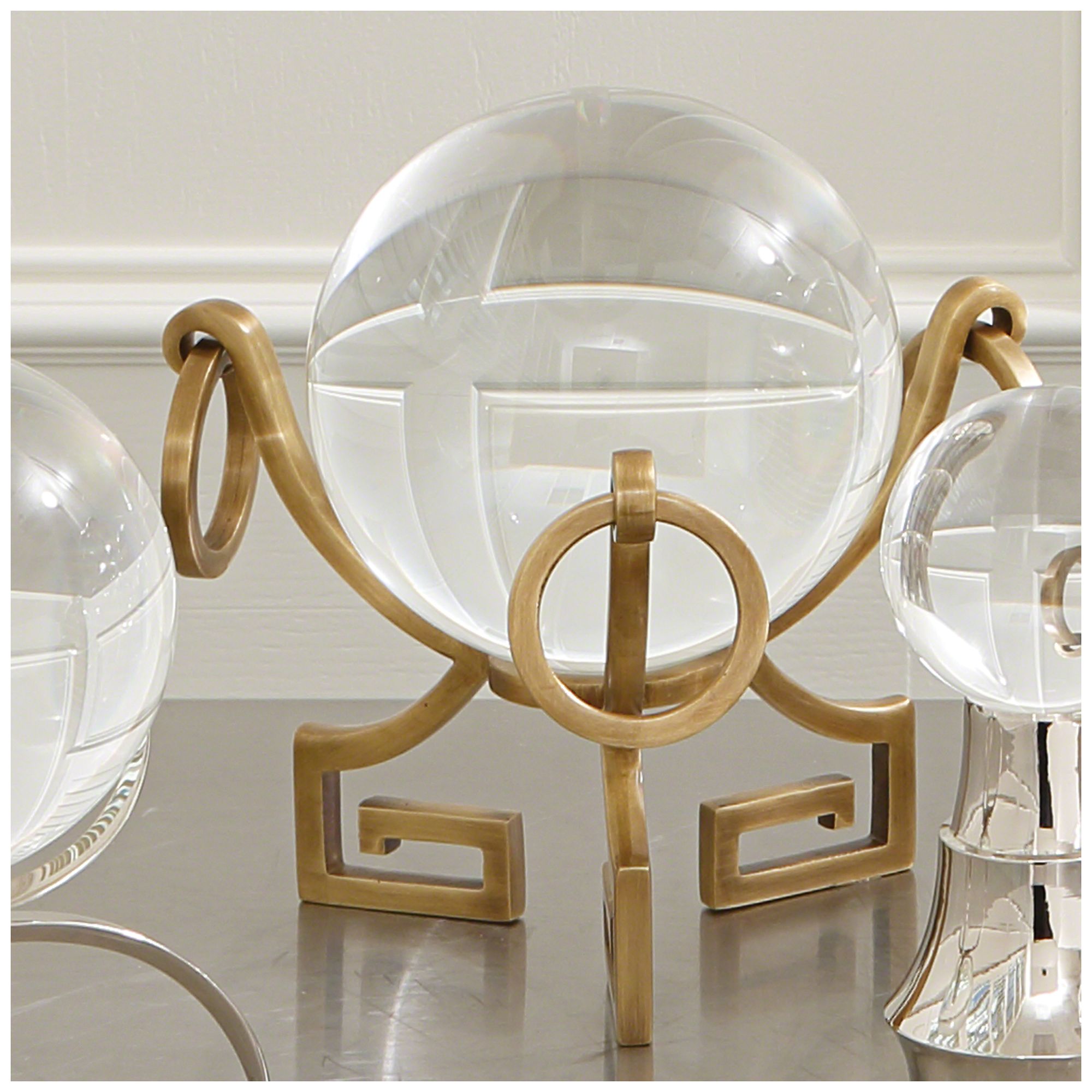 Greek Brass Metal Key Stand 9W897 Lamps Plus