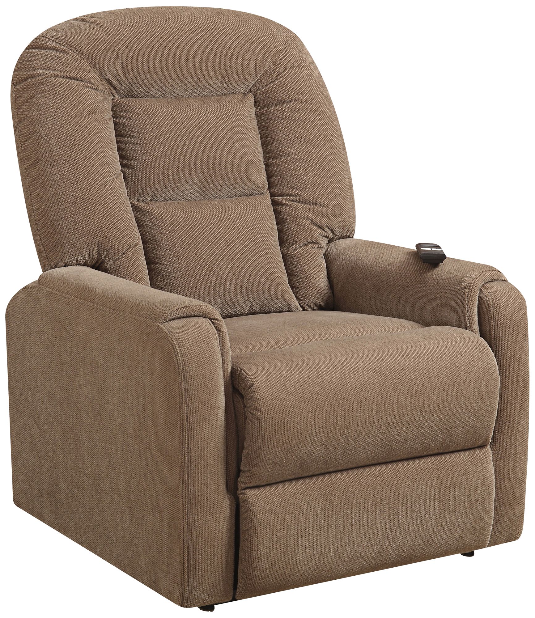 Raider Mocha 2-Motor Lie-Flat Recliner Full-Lift Chair