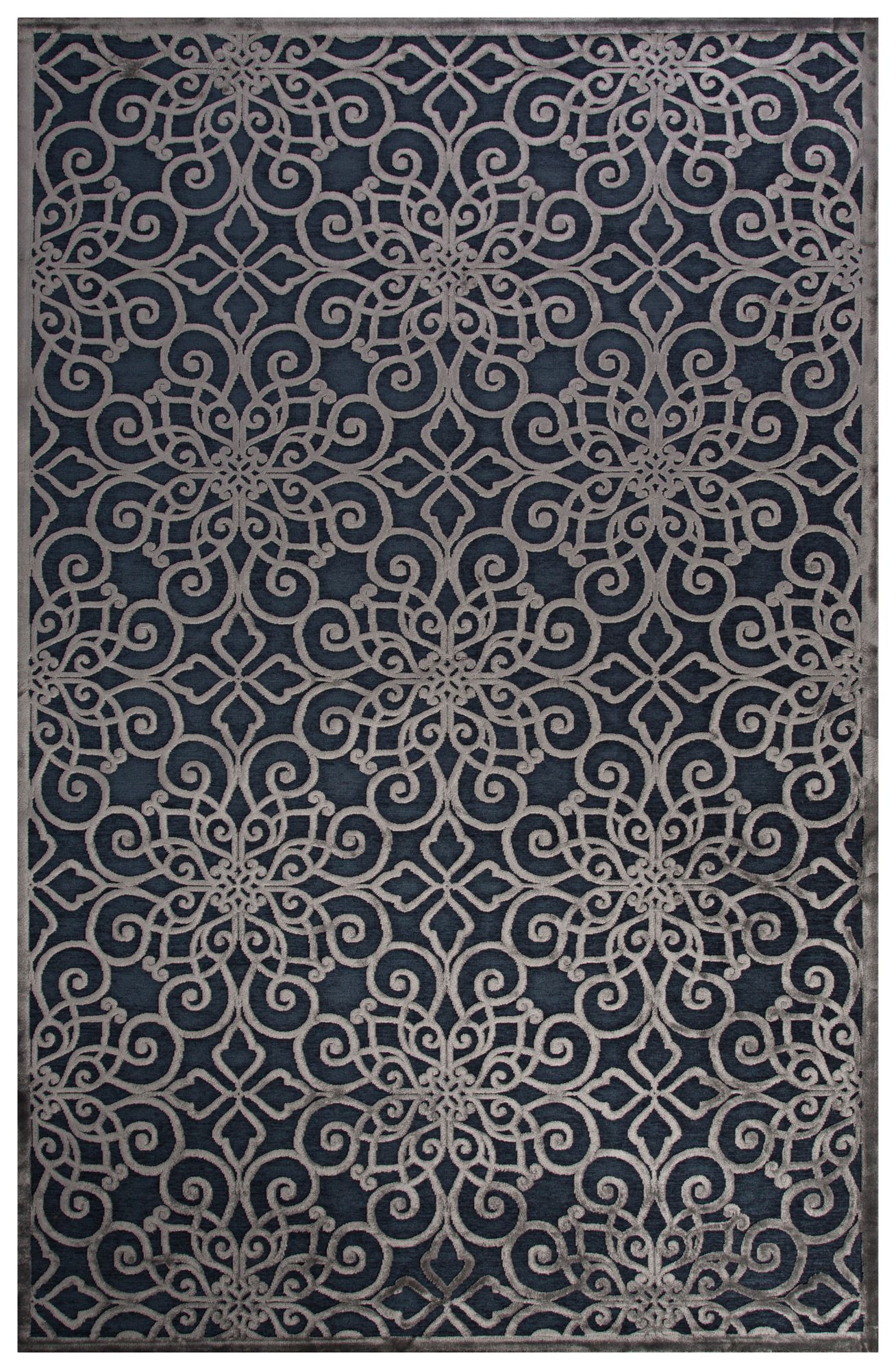 Jaipur Fables RUG128730 2'x3' Blue Chain Rectangle Area Rug