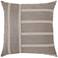 Elaine Smith Sparkle Stripe 20" Square Indoor-Outdoor Pillow