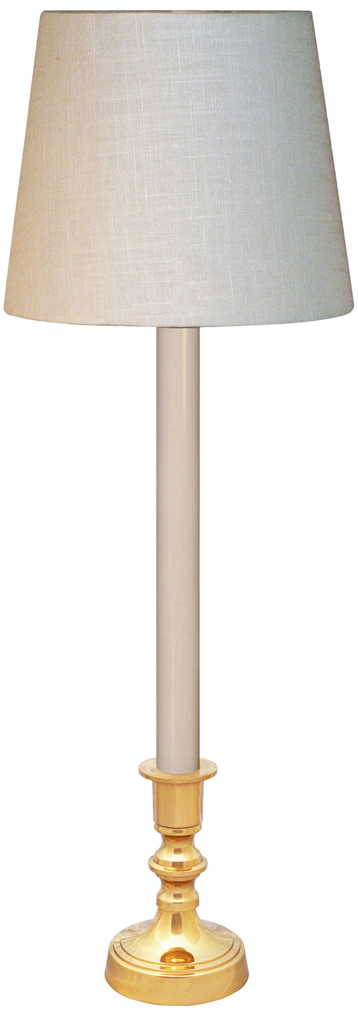Simsbury CandlestickStyle Polished Brass Buffet Table Lamp 9X872 Lamps Plus