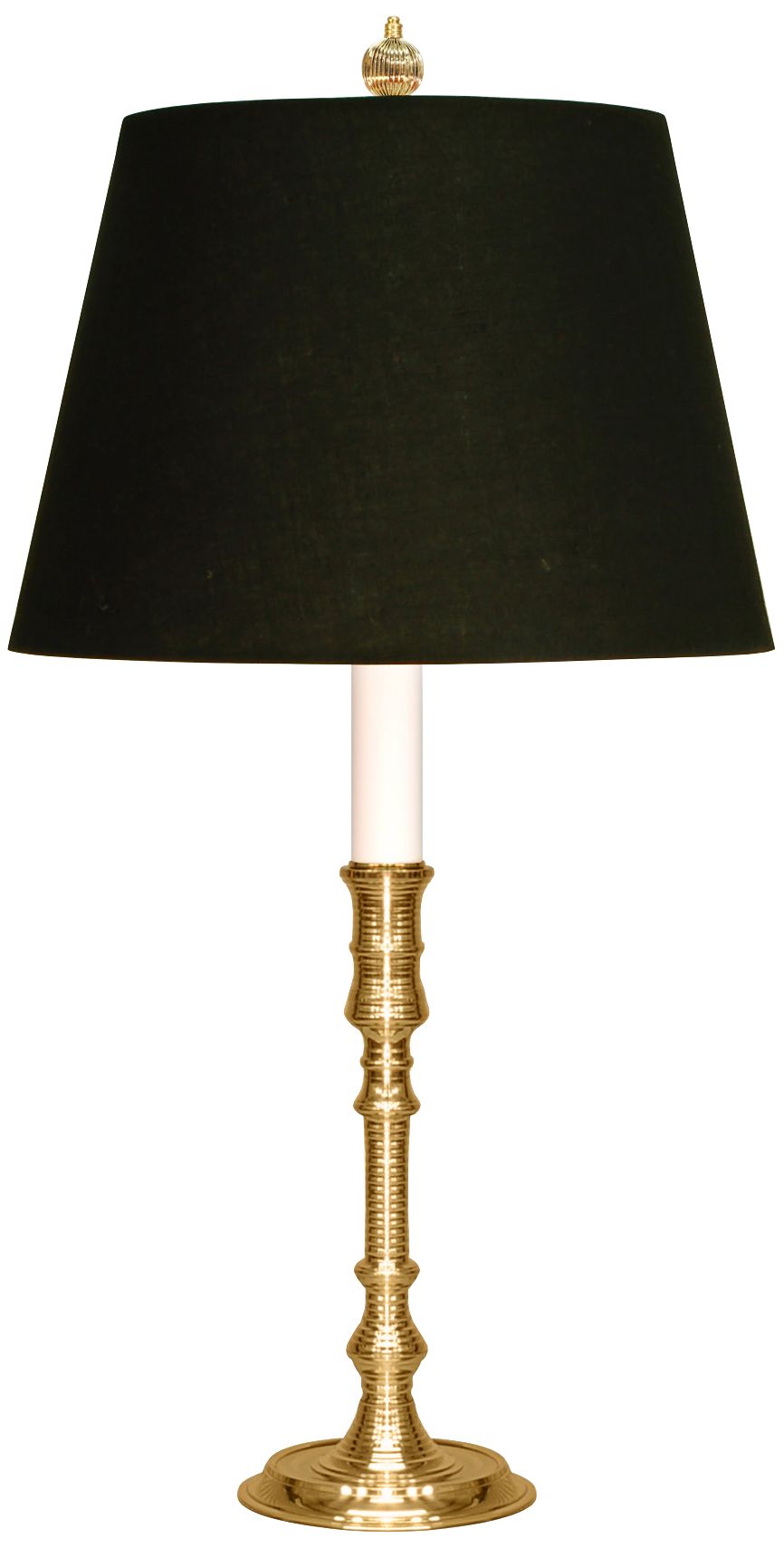 black brass table lamp