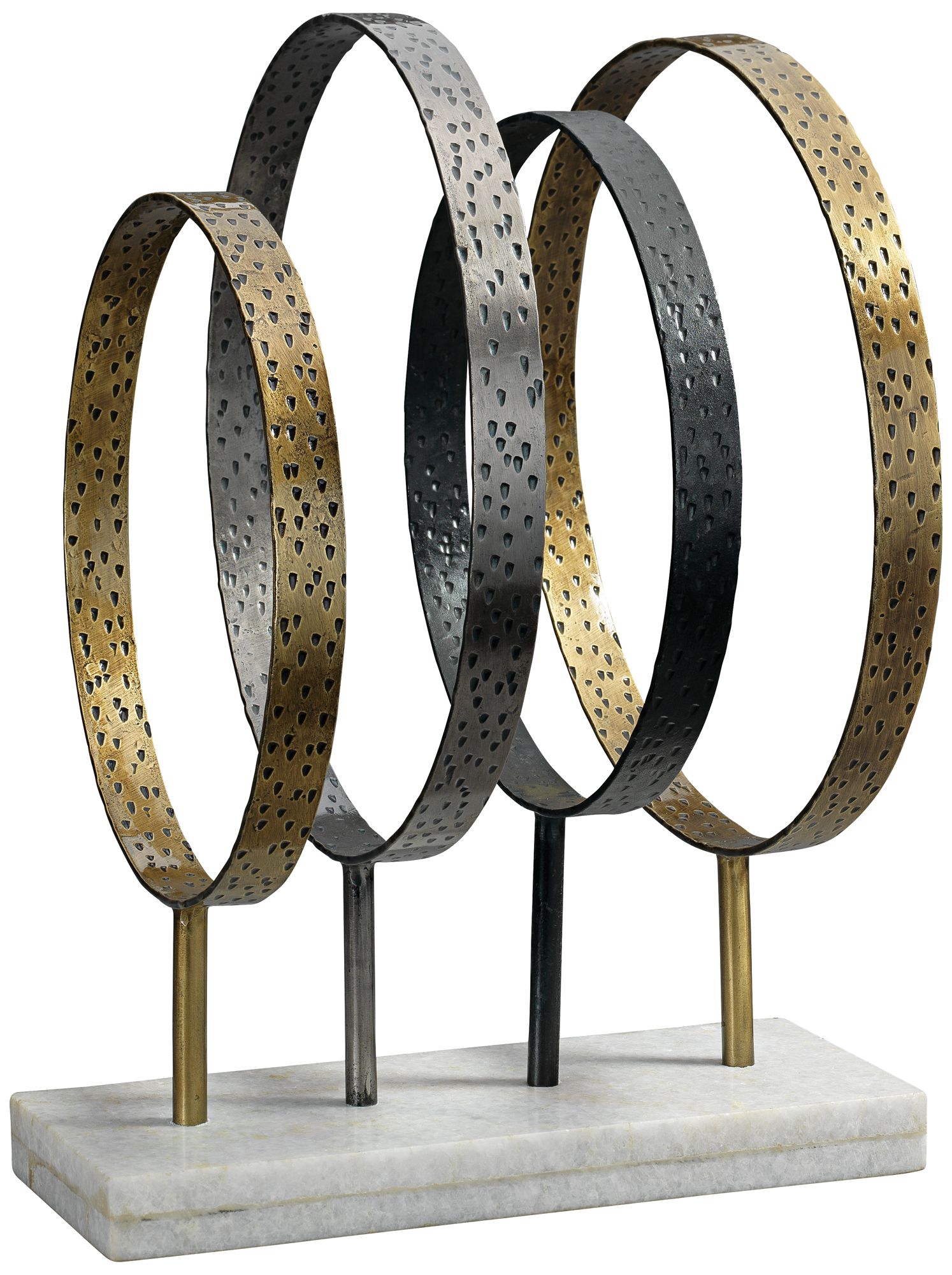 Jamie Young Athena 16 1/2"H Mixed Metal Iron Stand Sculpture