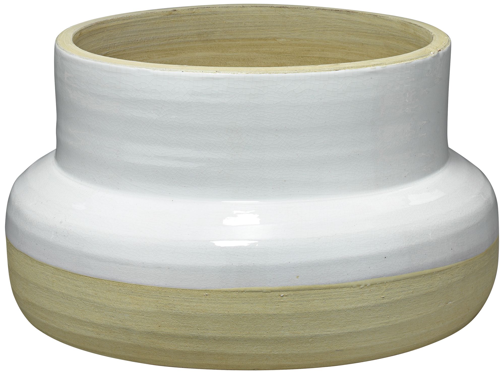 Jamie Young 14" Wide Sundial Ceramic Vase