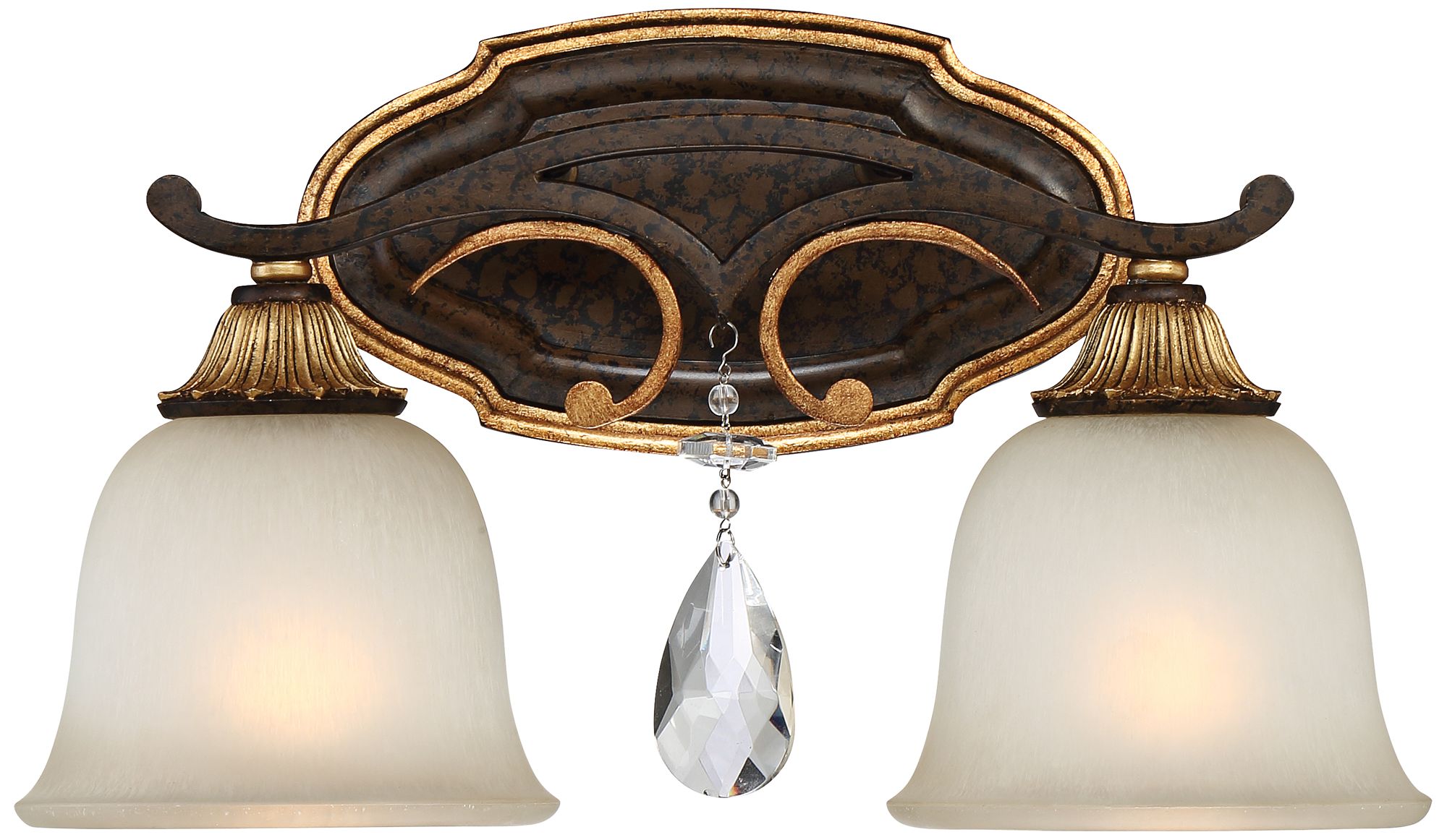 Metropolitan Chateau Nobles 16 1/4"W Bronze Bath Light