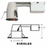 White 3&quot; Air Tight Dedicated LED Remodel Housing
