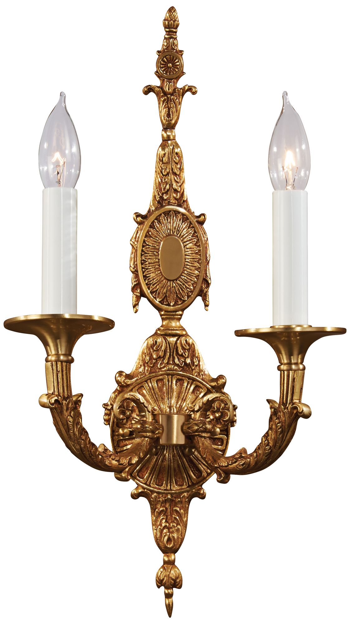 Metropolitan 18 1/2"H French Gold Hand-Made Wall Sconce