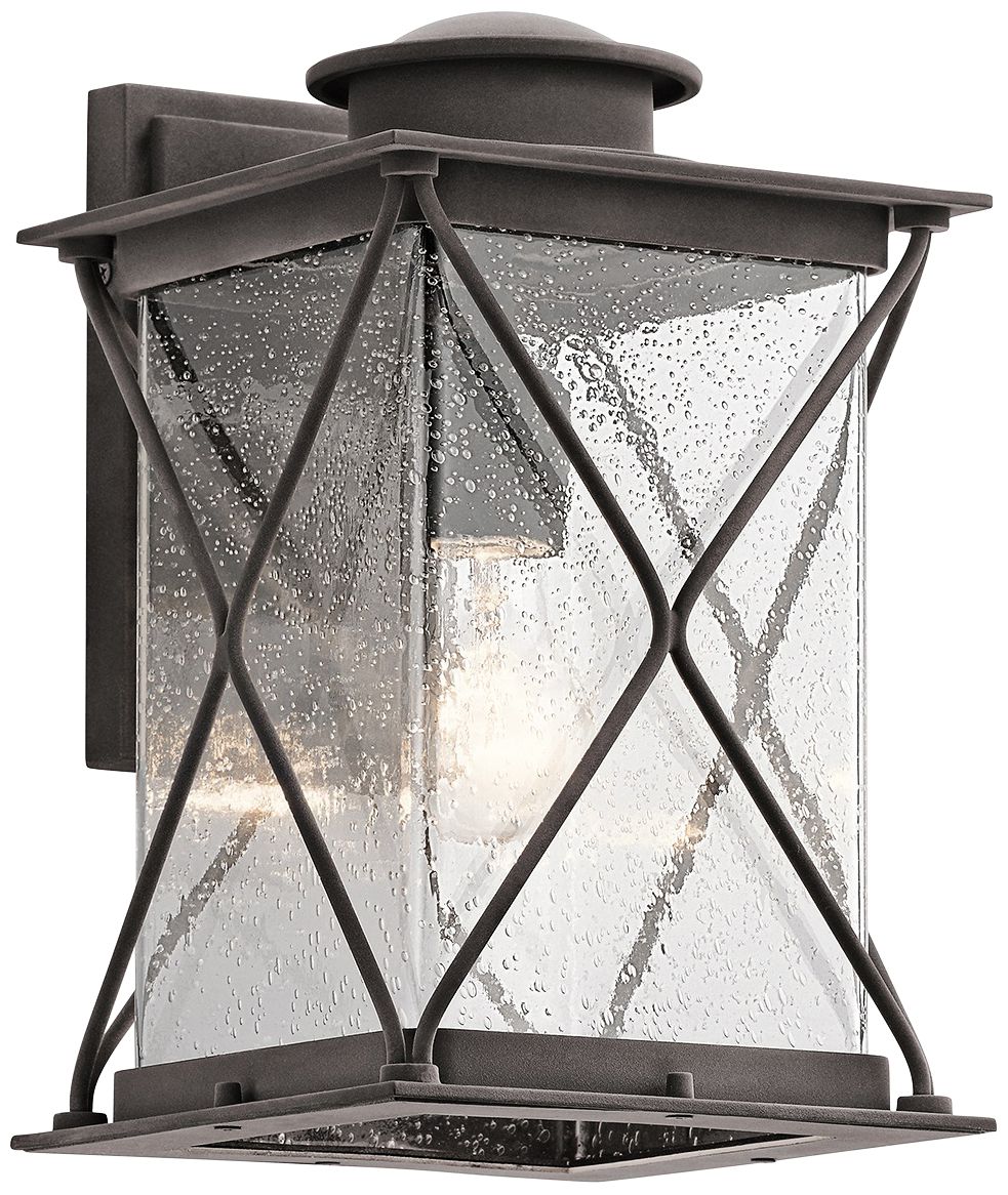Kichler Argyle 12 3/4"H Weathered Zinc Outdoor Wall Light