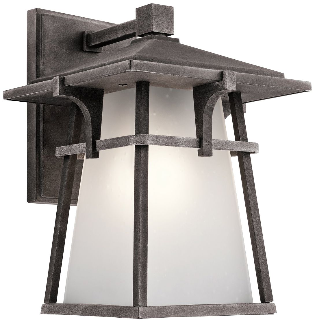 Kichler Beckett 10 3/4"H Zinc Small Outdoor Wall Light