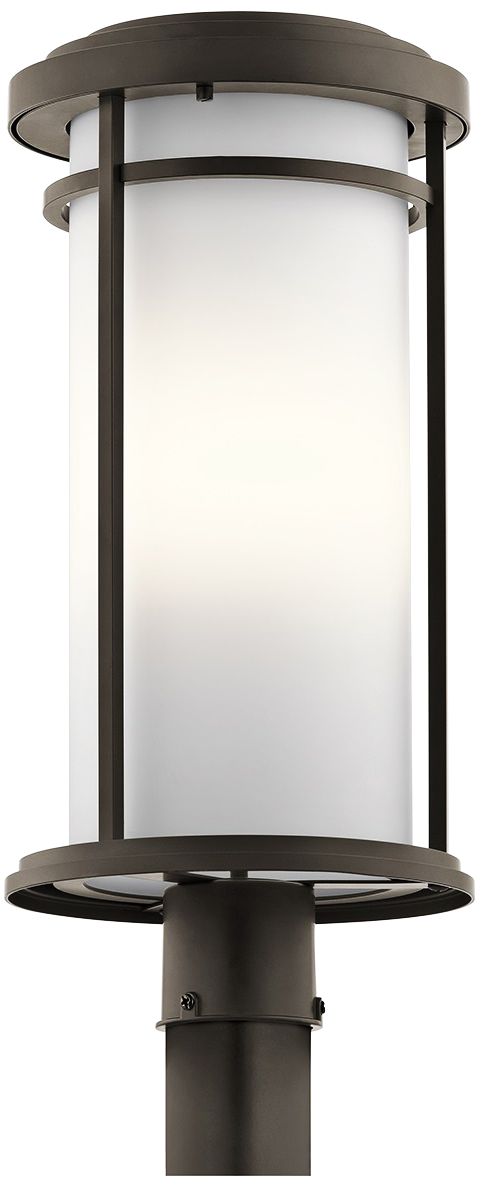 Kichler Toman 22" High Olde Bronze Outdoor Post Light 9Y316 Lamps Plus