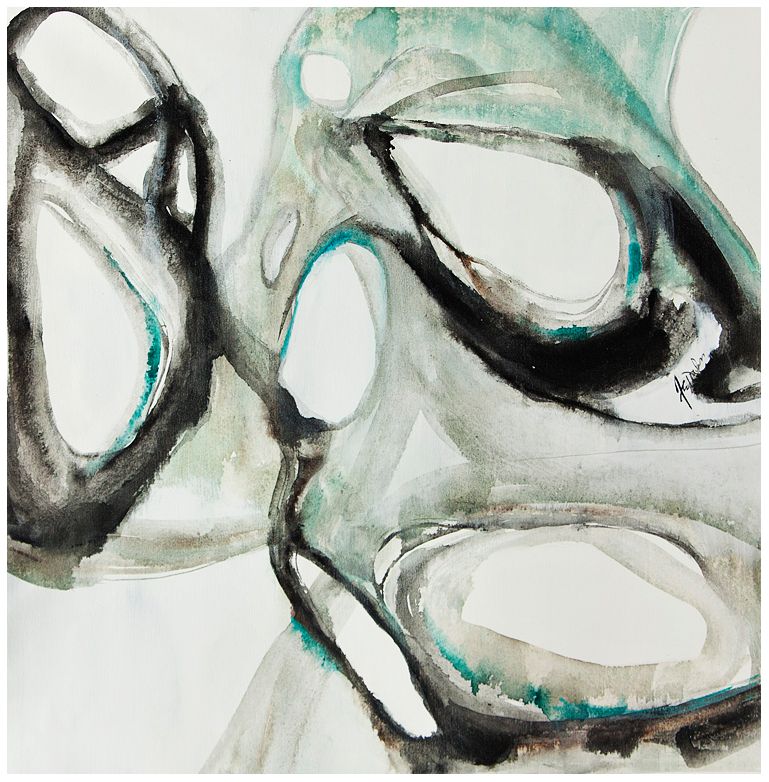 Mastermind III 24" Square Stretched Canvas Wall Art