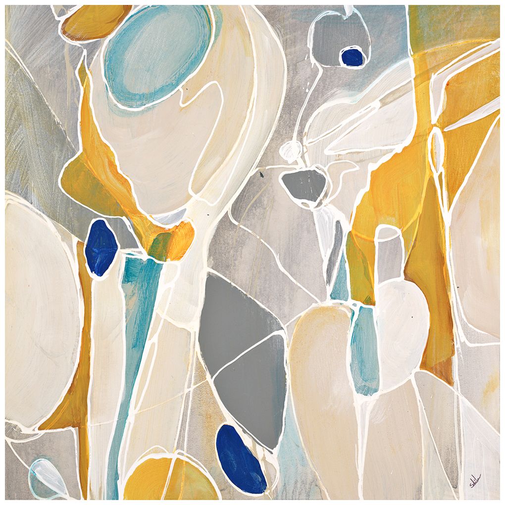 Icing III 24" Square Stretched Canvas Wall Art