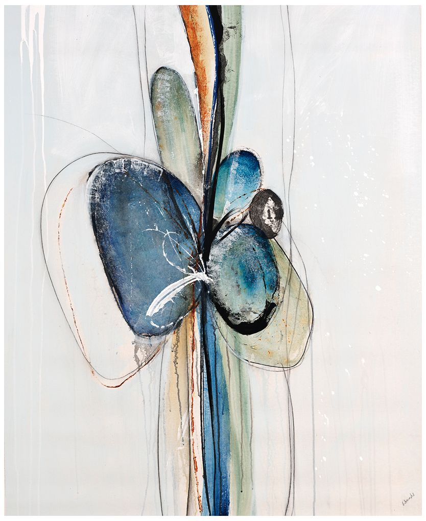 Blow By 40" High Stretched Canvas Wall Art