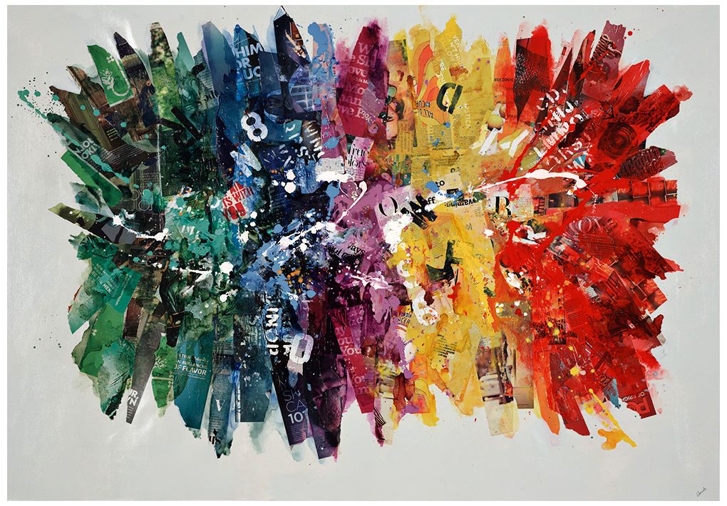 Hidden Word 40" Wide Stretched Canvas Wall Art