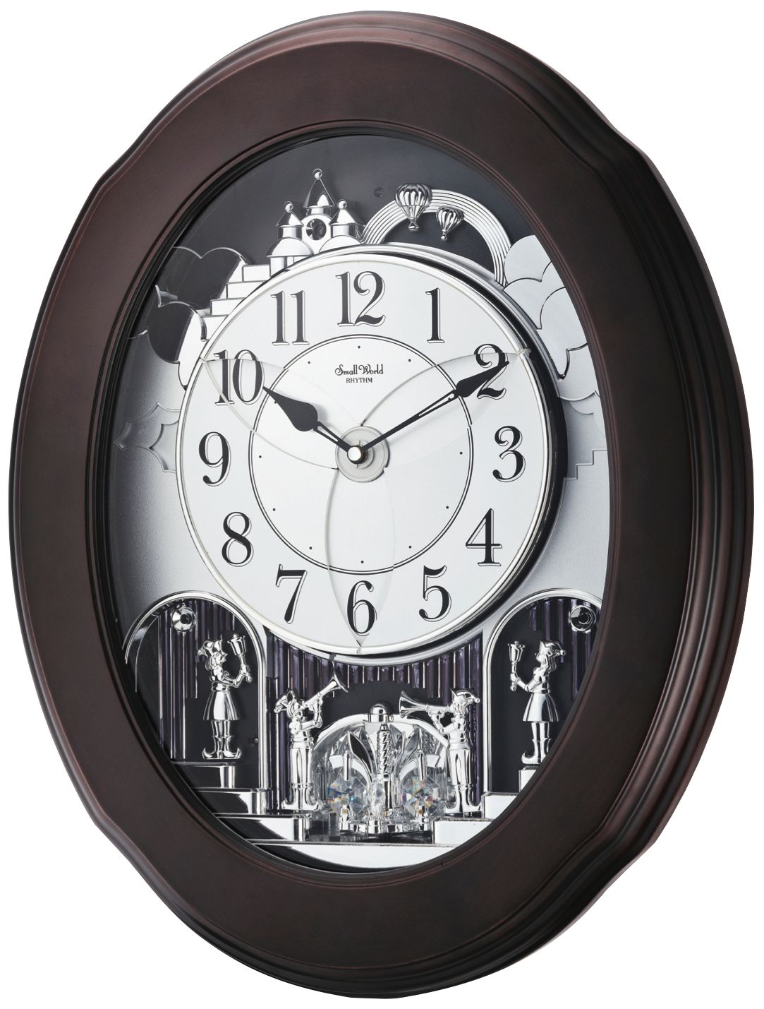 Grand Nostalgia 20 3/4" High Musical Motion Wall Clock