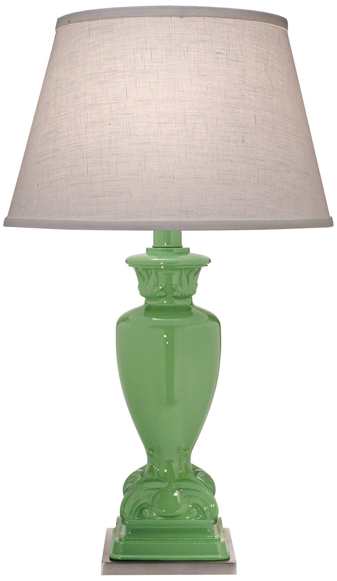 Stiffel Glossy Light Green Metal Urn Table Lamp 9Y543 Lamps Plus