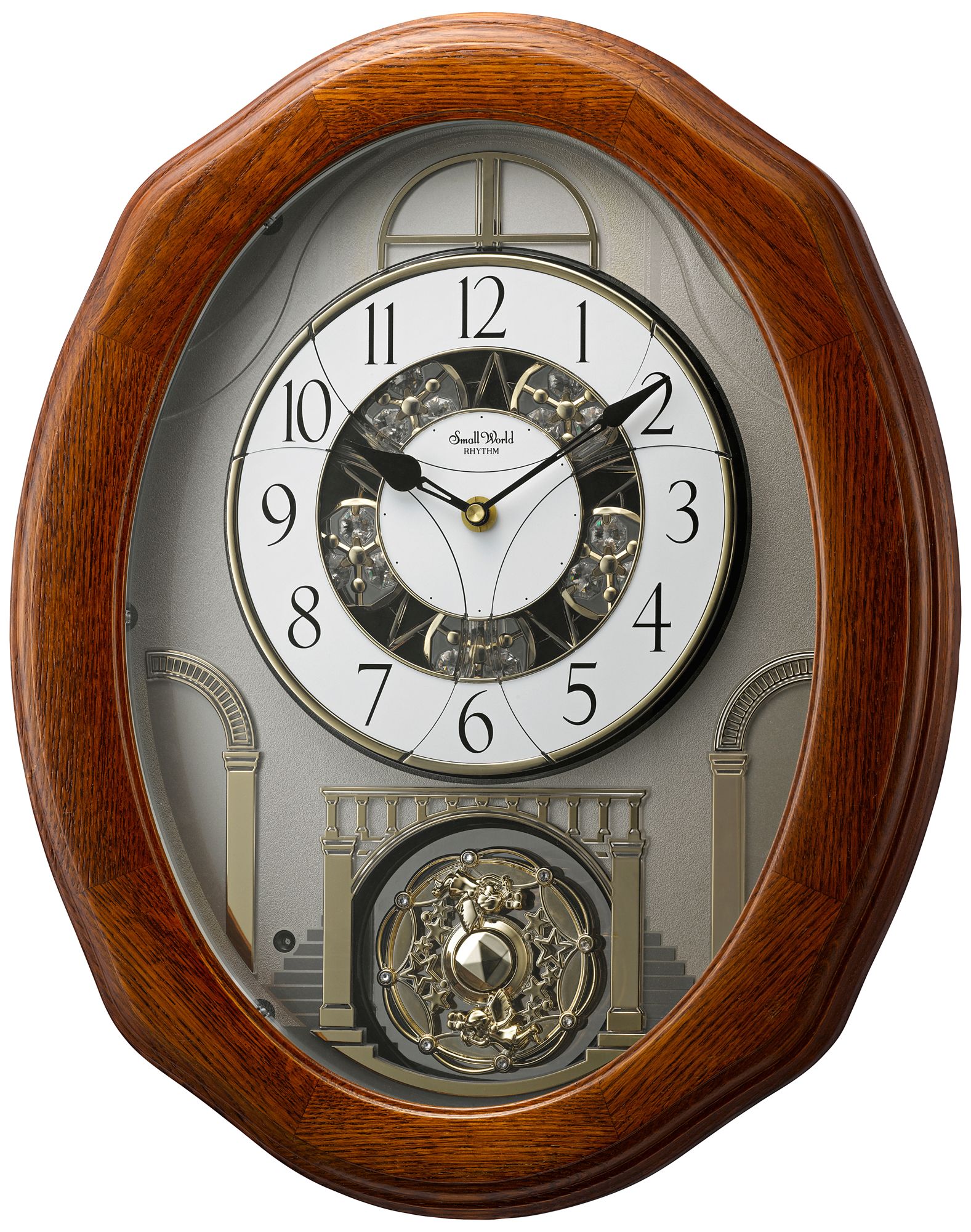 Joyful Glory 19 3/4" High Musical Motion Wall Clock