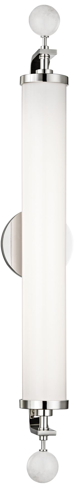 Royale 29 3/4"W Polished Nickel LED Bath Light