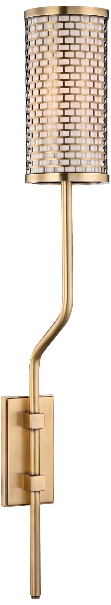 Hudson Valley Hugo 25 1/2" High Aged Brass Wall Sconce