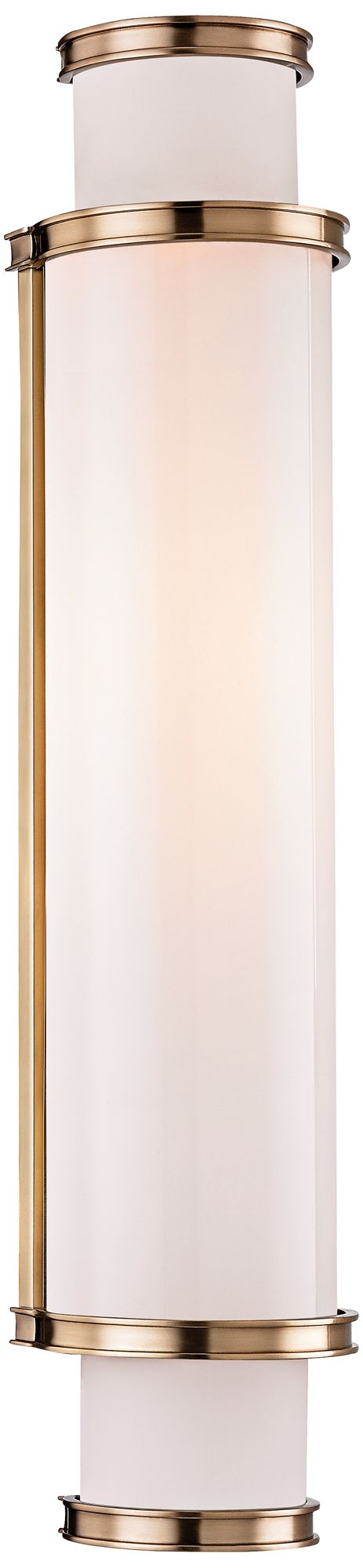 Hudson Valley Malcolm 18" High Aged Brass LED Wall Sconce