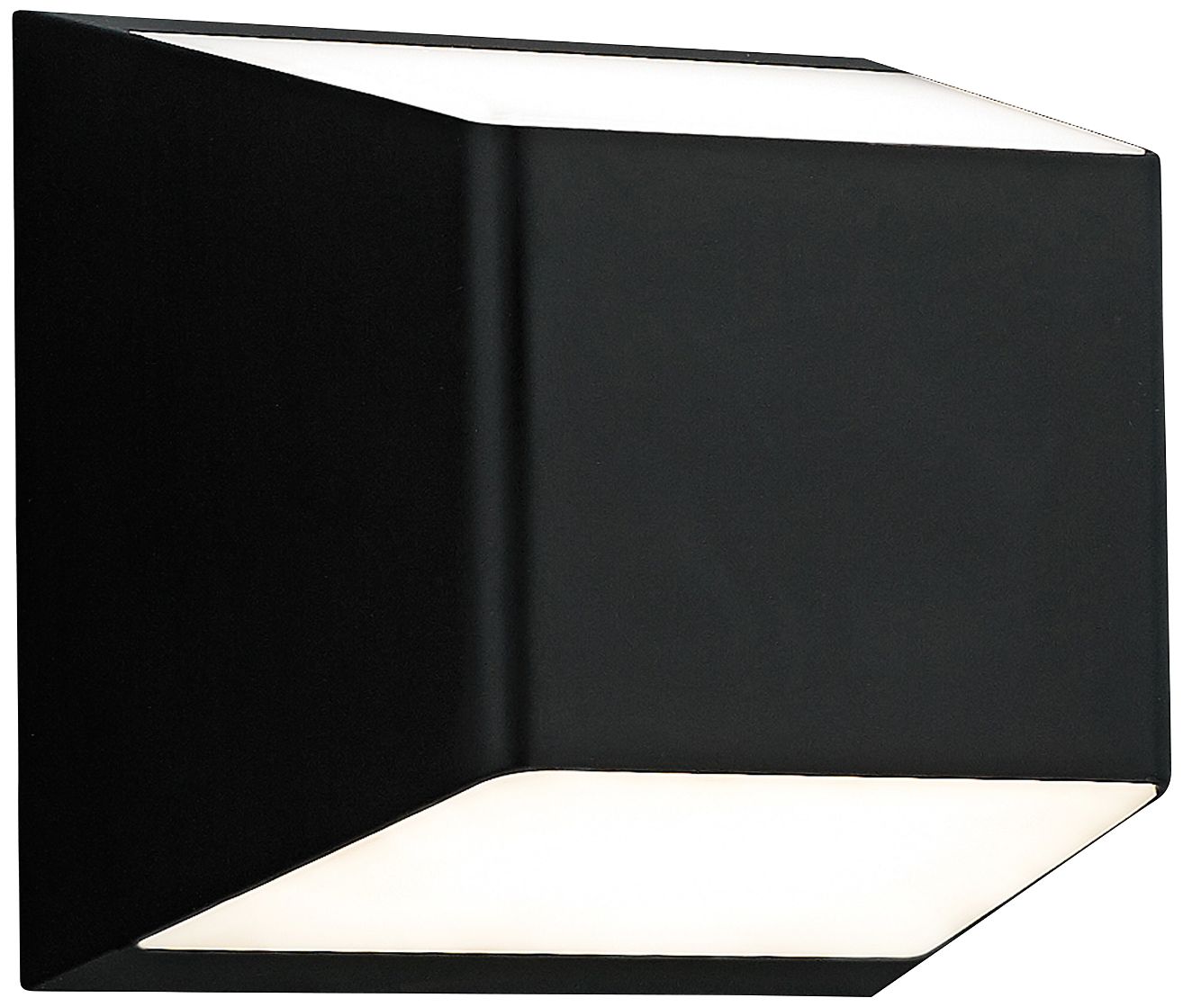 Ebb 5 1/4"H Black Up and Down LED Outdoor Wall Light