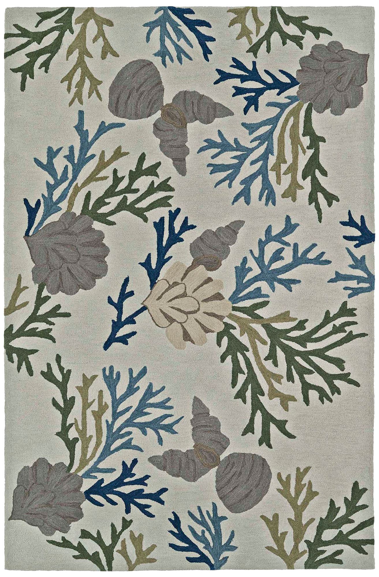 Dalyn Seaside Linen Shells Rectangle Area Rug