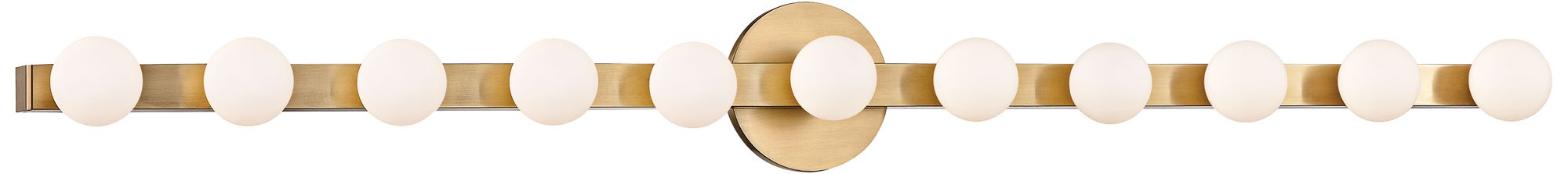 Hudson Valley Taft 43 1/4"W Aged Brass LED Bath Light