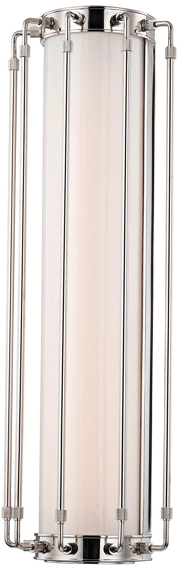 Hyde Park 23 1/2" High Polished Nickel LED Wall Sconce