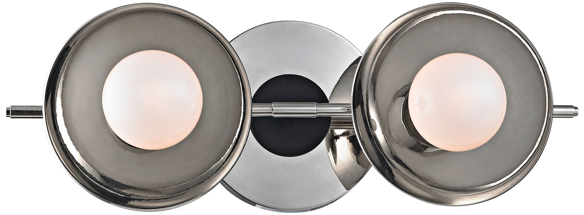 Julien 4 3/4"H 2-Light Polished Nickel LED Bath Light