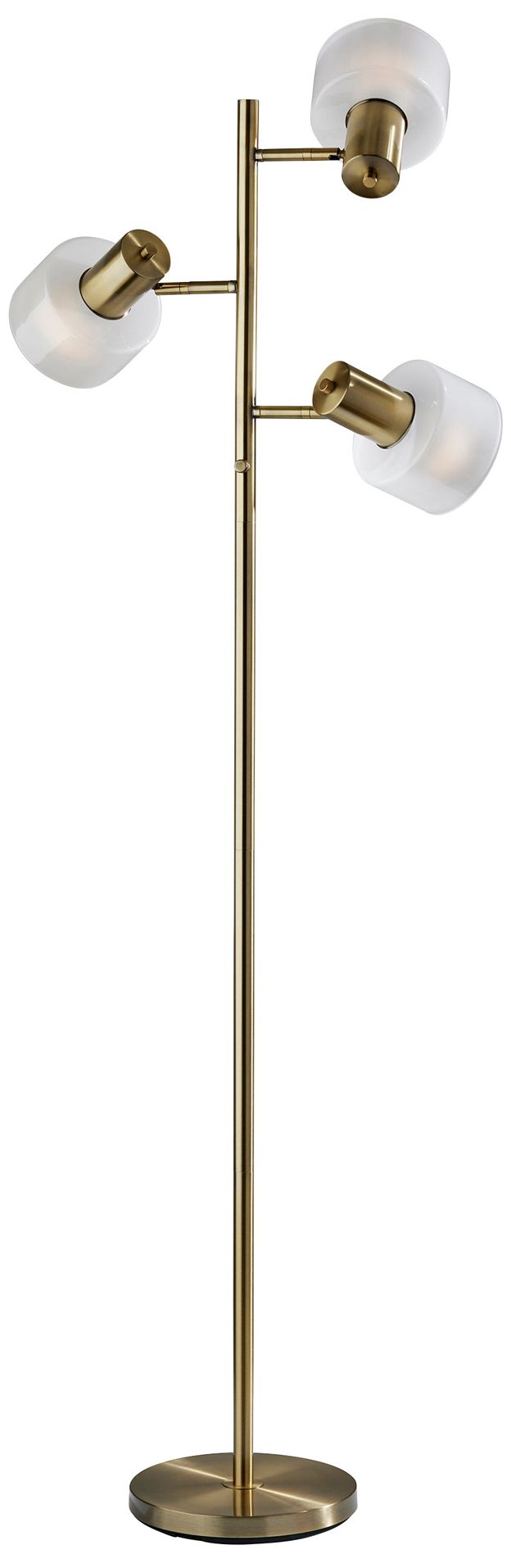Adesso Rhodes Tree Lamp - Antique Brass