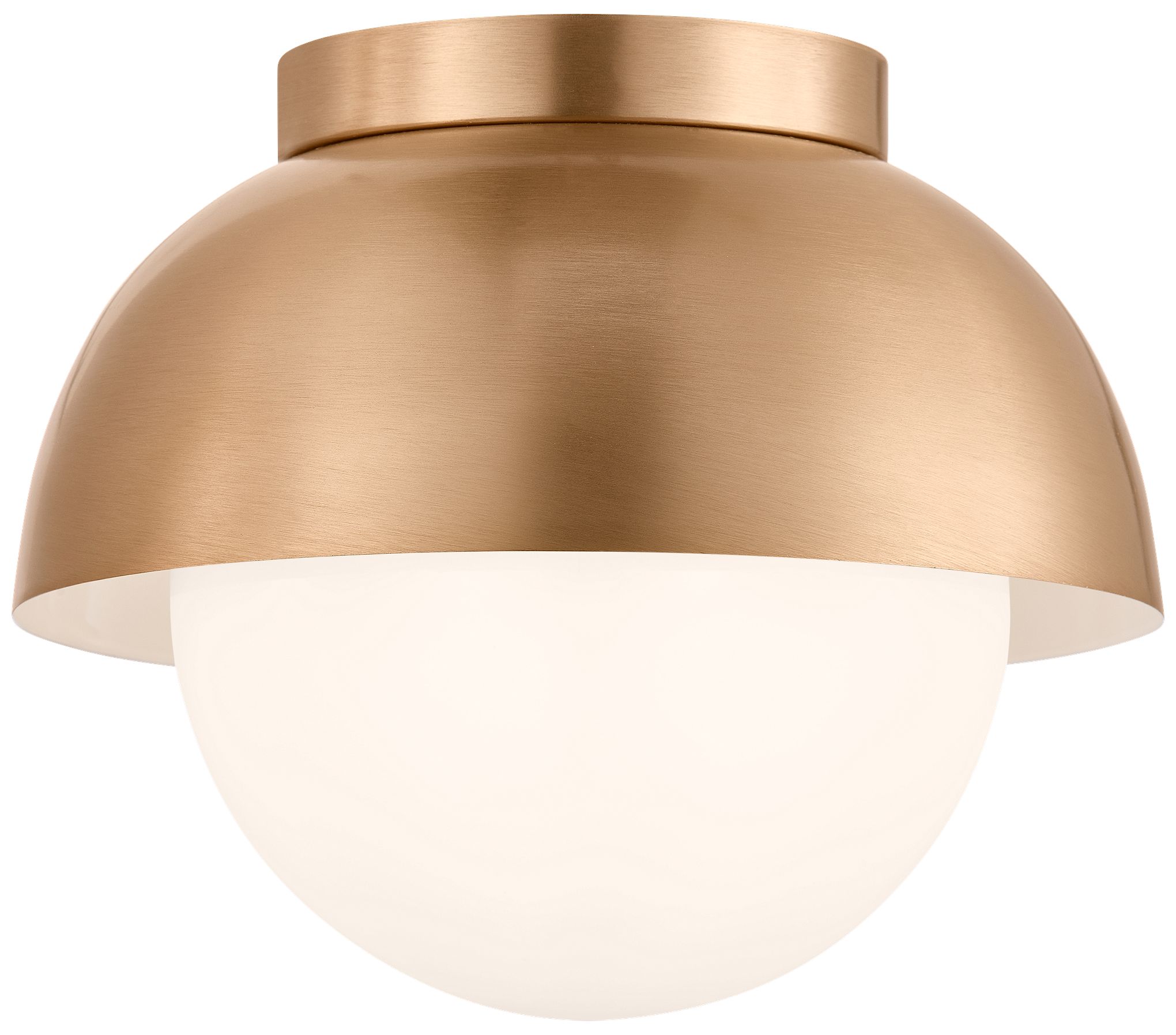 Murray Feiss Visual Comfort Studio  Hyde Medium Flush Mount  E26    Brushed Nickel